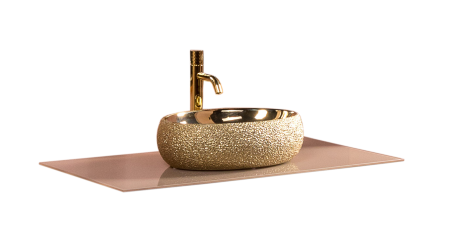 Столешница стеклянная 100 см ArmadiArt NeoArt 853-100-CP