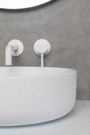 Раковина накладная Ø41,5 см ArmadiArt Sole Corian 819-W