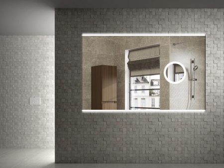 Зеркало с увеличением и подсветкой 80х70 см ArmadiArt Vallessi 542/2