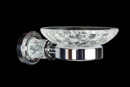 Мыльница Boheme Murano Cristal 10903-CRST-СH