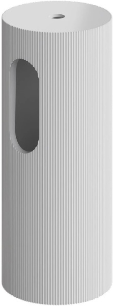 Пьедестал для раковины Ø30 см ArmadiArt Sole Corian 801-Base-Rib