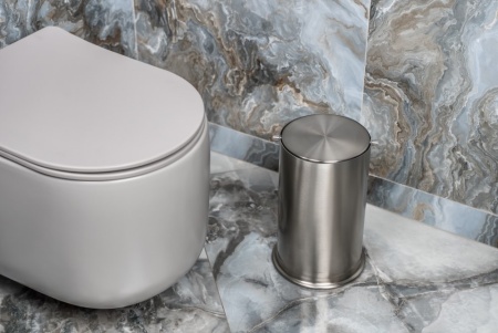 Ведро для мусора с вращающейся крышкой Nickel Brush 10916-NB