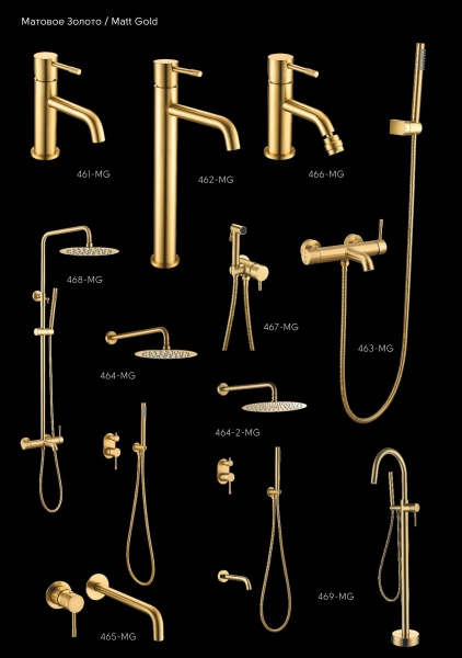 Встраиваемая душевая система Boheme Uno 464-4-MG