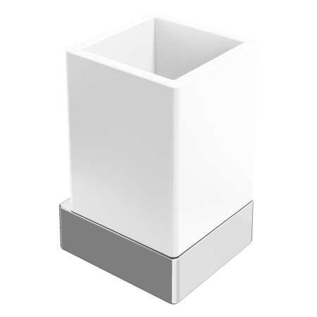 Стакан настенный Qubic Chrome 10724-CR