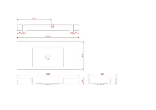 Раковина ArmadiArt Flat 888-100 продается только в комплекте с тумбой