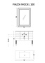 Тумба под раковину 100 см ArmadiArt Vallessi Avantgarde Piazza 841-100-BG
