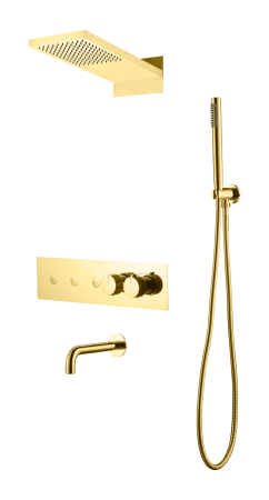 Встраиваемая душевая система Boheme Fusion 131-2-G