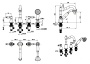 Смеситель на борт ванны Boheme Tradizionale 395-BSW