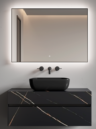 Зеркало с подсветкой и сенсорным управлением 100х70 см ArmadiArt Modern 543-100-CR