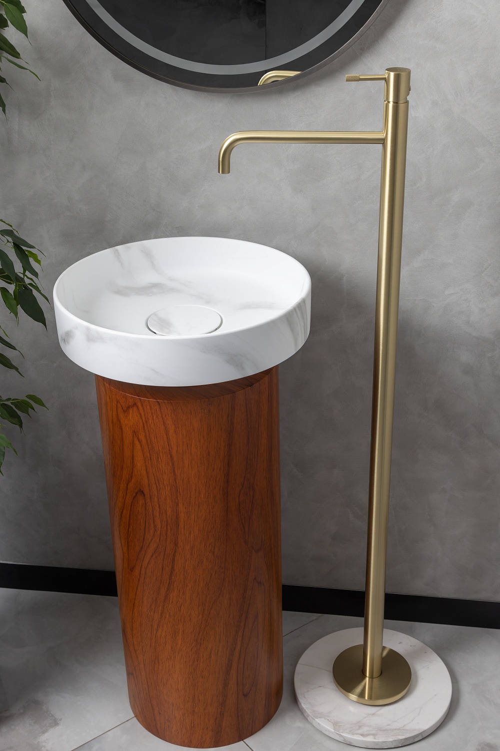 Различные вариации напольных раковин boheme