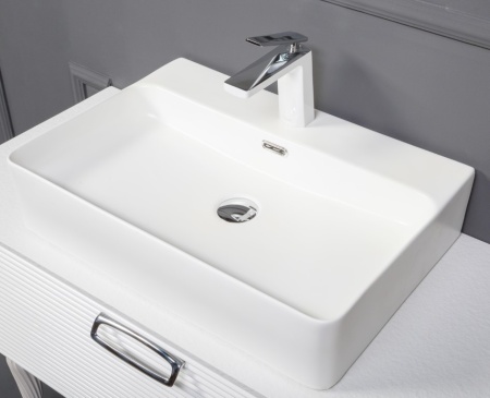 Раковина накладная 60 см ArmadiArt Vallessi 874