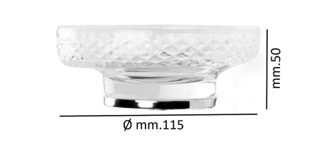 Мыльница Boheme Aura 10251-G