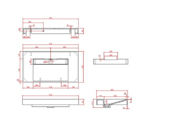 Раковина 80 см ArmadiArt Flat 859-080-NM продается только в комплекте с тумбой