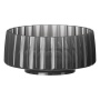 Раковина круглая рифленая, полиэфирная GLOW цвет TRANSPARENT GREY 810-RIB-G-GR