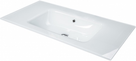 Раковина стеклянная 80 см ArmadiArt Lucido 852-080-W продается только в комплекте с тумбой