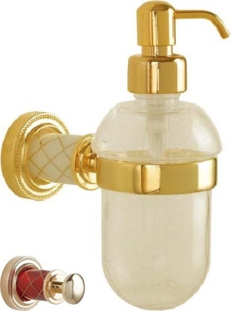 Дозатор жидкого мыла Boheme Murano 10912-R-G