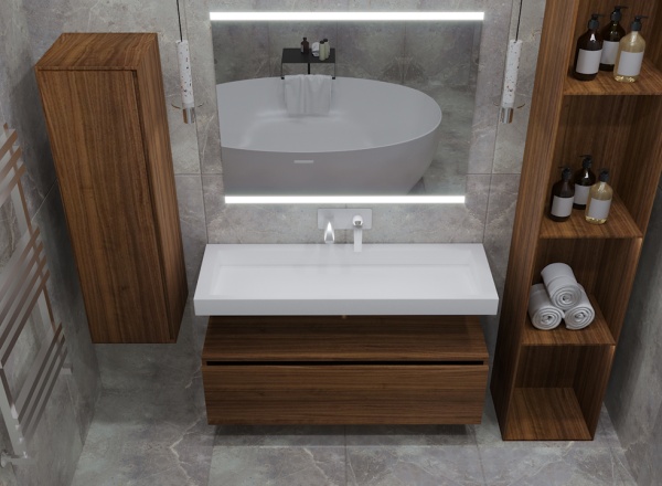 Тумба под столешницу 120 см ArmadiArt Vallessi Uno-S 897-120-D