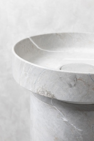 Раковина накладная Ø40 см ArmadiArt Sole Corian 801-GR