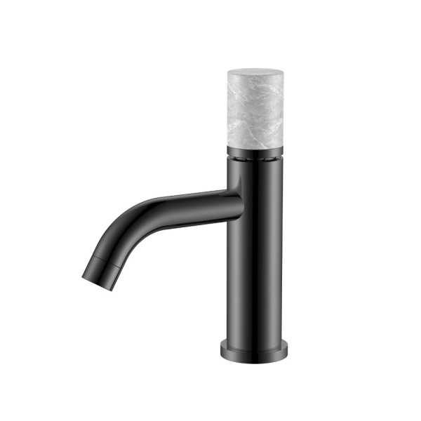 Смеситель STICK для умыв. низ. SHINE GUN METAL MARBLE GREY 121-SGM-MR-GR