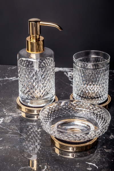 Стакан для зубных щеток Boheme Murano Cristal 10217