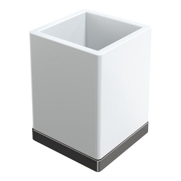 Стакан настольный Qubic Shine Gun Metal 10961-SGM