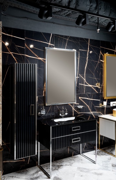 Зеркало с подсветкой 70х110 см ArmadiArt Monaco 566-BCR