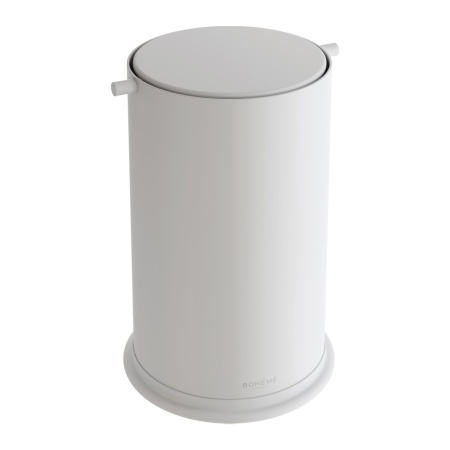 Ведро для мусора с вращающейся крышкой Matt White 10916-MW