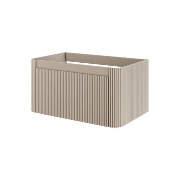 Тумба c раковиной VOI рифл. 80см DAPHNE без отверстия