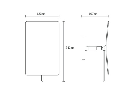 Зеркало косметическое Boheme Modern 506-GM