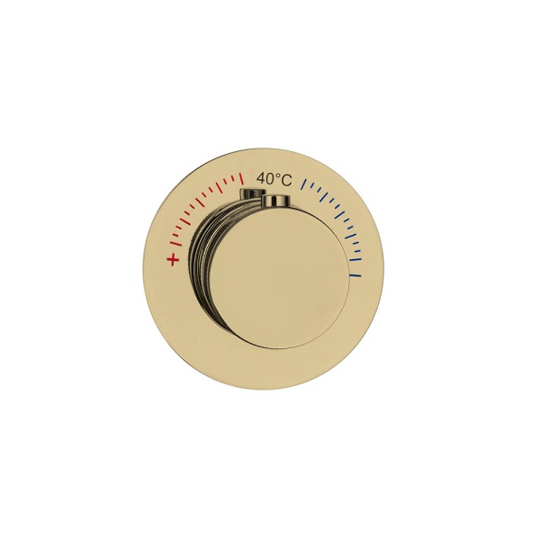 Смеситель встраиваемый термостат UNO GOLD 627-T-G