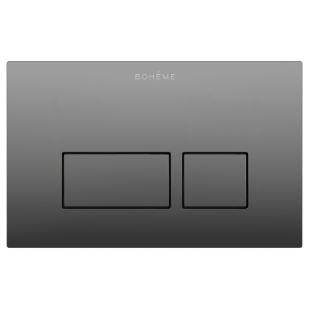 Кнопка для инсталляции Boheme, пластик Shine Gun Metal 664-SGM