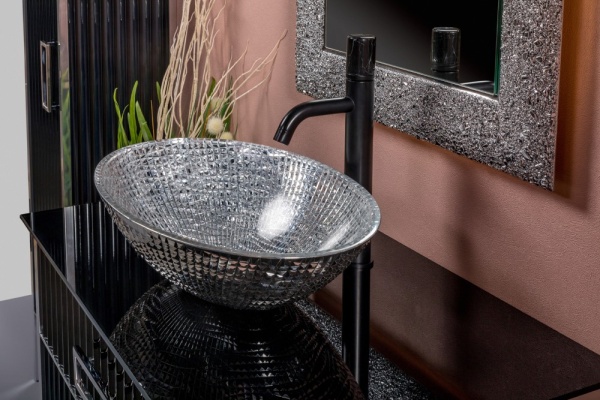 Раковина накладная хрустальная 51 см ArmadiArt NeoArt 815