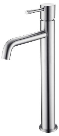 Смеситель для умывальника высокий, Uno. INOX 462-INOX