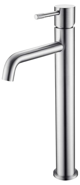Смеситель для умывальника высокий, Uno. INOX 462-INOX