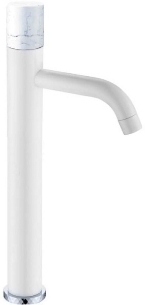 Смеситель для раковины Boheme Stick 122-W-MR-White