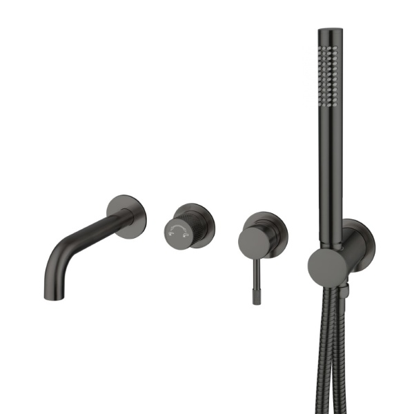 Смеситель для ванны Boheme Uno 464-3-GM