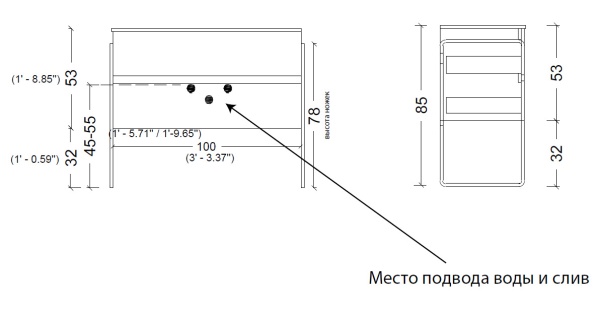 Тумба под раковину 100 см ArmadiArt Vallessi 837-100-C mat