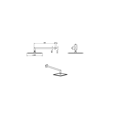 Верхний душ Boheme Venturo 421-CR