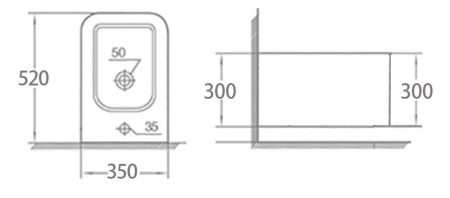 Биде подвесное Boheme Mane 970-BDT-MW