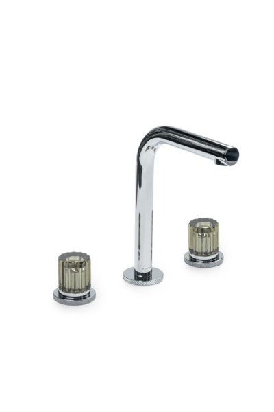 Смеситель из стены AURA на 3 отв. CHROME ELEGANTE GREEN 152-CR-EL-GREEN