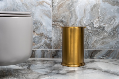 Ведро для мусора с вращающейся крышкой Bronze 10916-BR