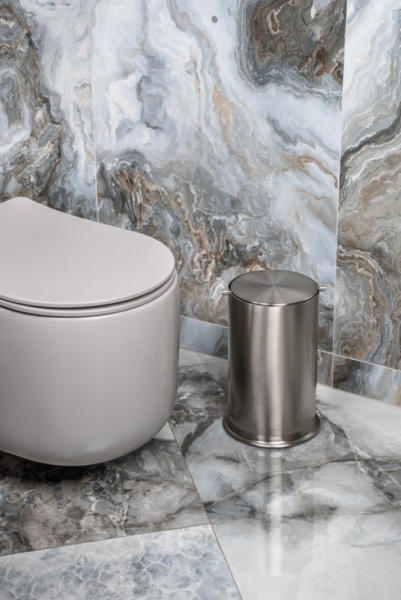 Ведро для мусора с вращающейся крышкой Nickel Brush 10916-NB