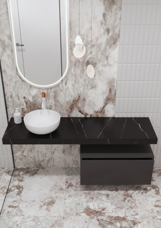 Тумба под столешницу 80 см ArmadiArt Vallessi Uno-S 897-080-A mat