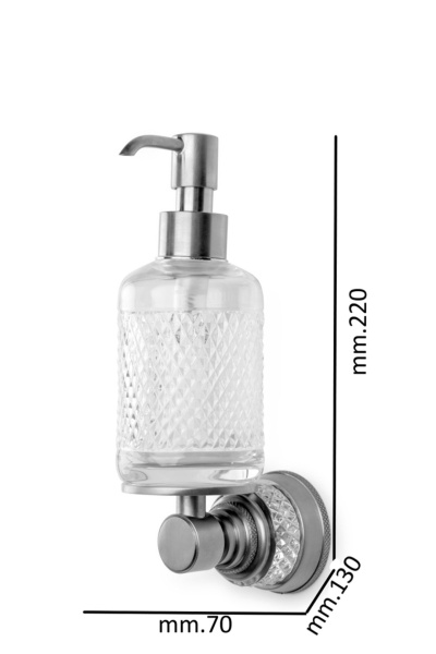 Дозатор жидкого мыла Boheme Aura 10250-G