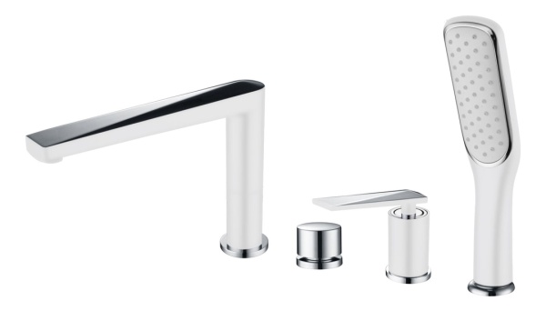 Смеситель на борт ванны Boheme Venturo 370-W