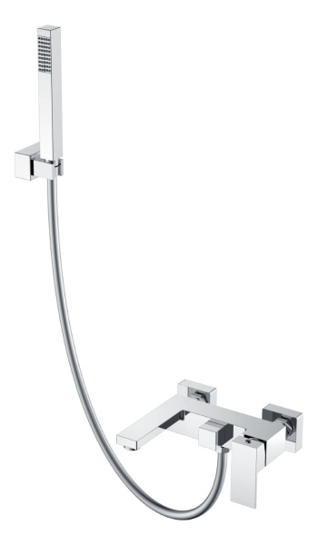 Смеситель для ванны Boheme Qubic 473-CR