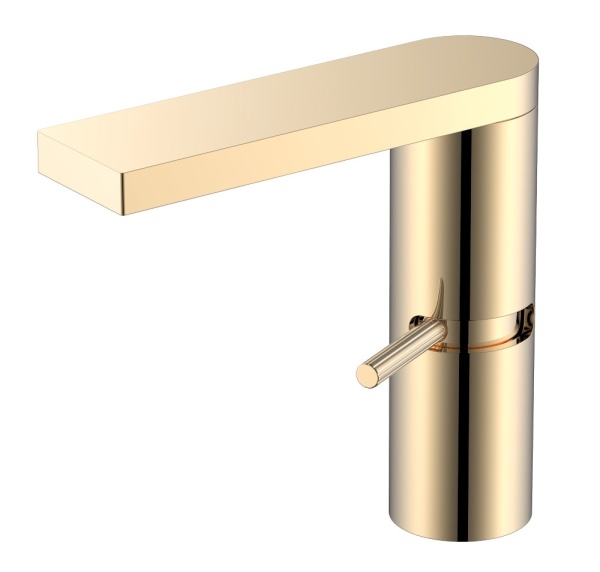 Смеситель для раковины прогрессивный Stella Gold 155-G