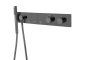 Смеситель ZODIAC THERMO с ручным душем SHINE GUN METAL 133-SYS-SGM