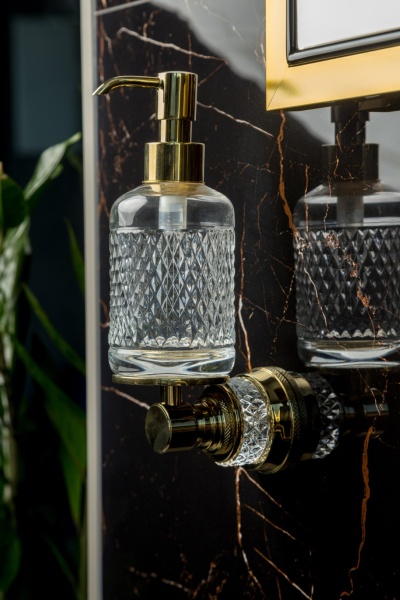 Дозатор жидкого мыла Boheme Aura 10247-G