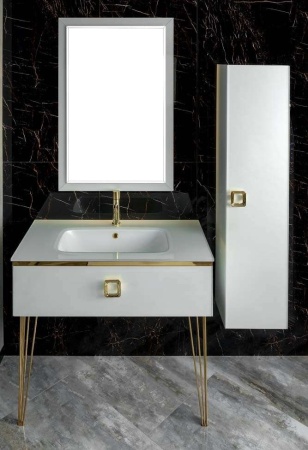 Консоль 80 см ArmadiArt Lucido 770-080-WG